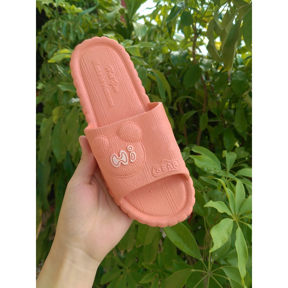 Dép Nam Nữ Đi Trong Nhà Hi Bear Chống Trơn Trượt Nhiều Màu Sắc