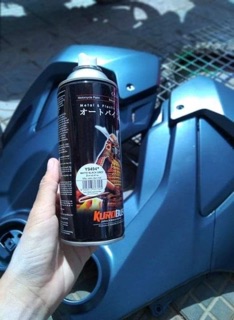 Y9494-xịt samurai màu xám đen mờ