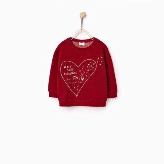 Set zara nỉ xinh cho bé gái