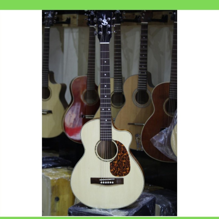 Guitar Accoustic mini size 3/4 có ty chỉnh , giá rẻ cho học sinh , sinh viên