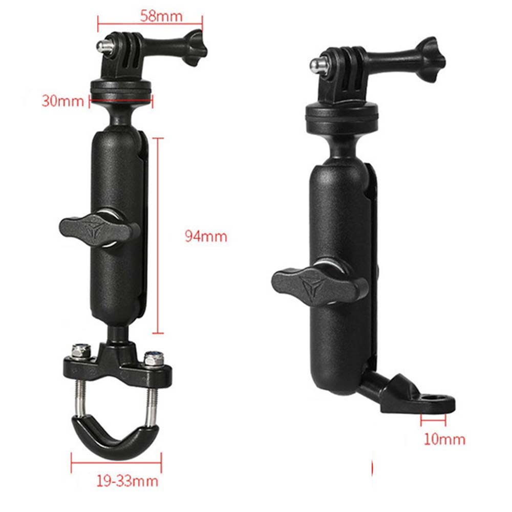 Aaron1 Giá Đỡ Camera Gắn Tay Lái Xe Máy Bằng Hợp Kim Nhôm 1 / 4