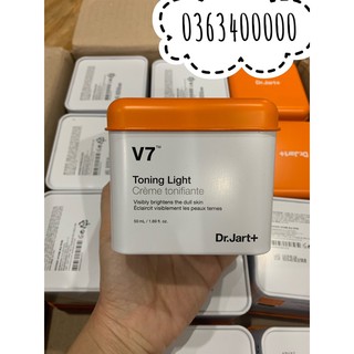 KEM V7 Toning Light Dr.Jart - kem dưỡng trắng da nâng tone