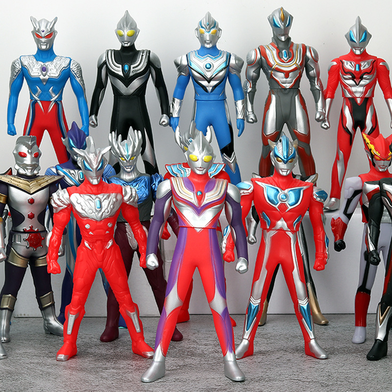 Mô Hình Nhân Vật Ultraman Cao Su 23cm Có Thể Cử Động Được