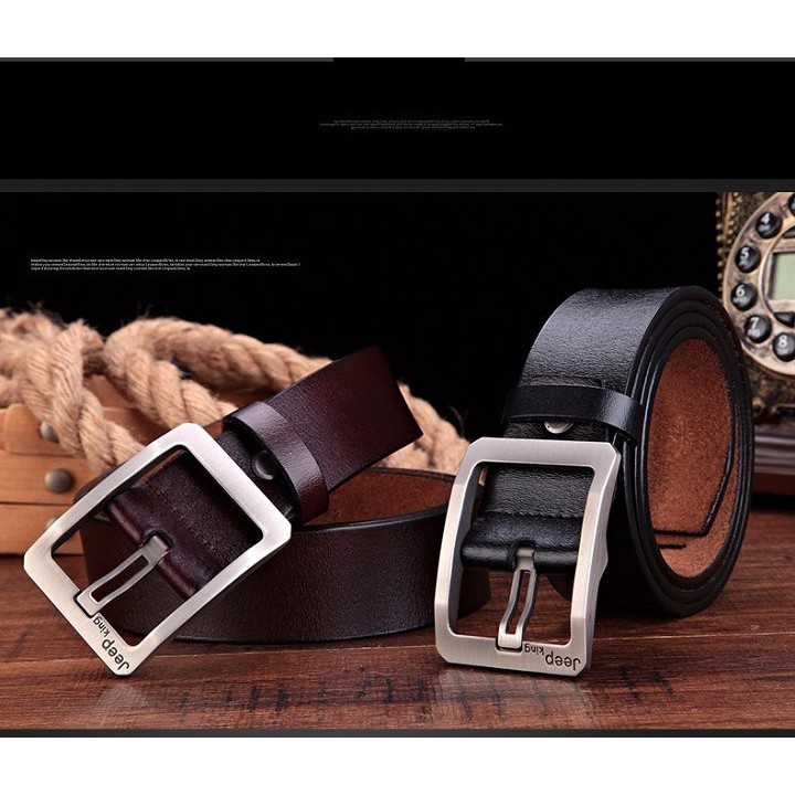 Thắt Lưng da Nam,dây nịt nam JEEPKING Cao Cấp