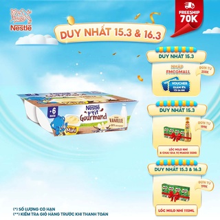 Lốc 6 hộp váng sữa Nestle P'tit (60gr/hộp)