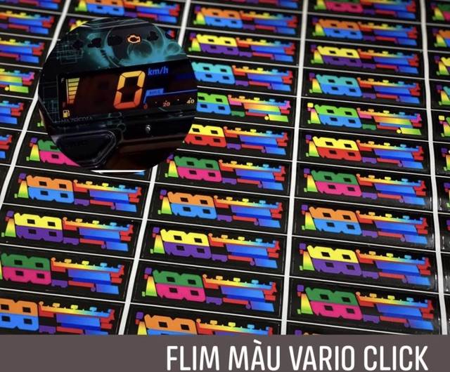 Flim màu Đồng Hồ nhiều màu