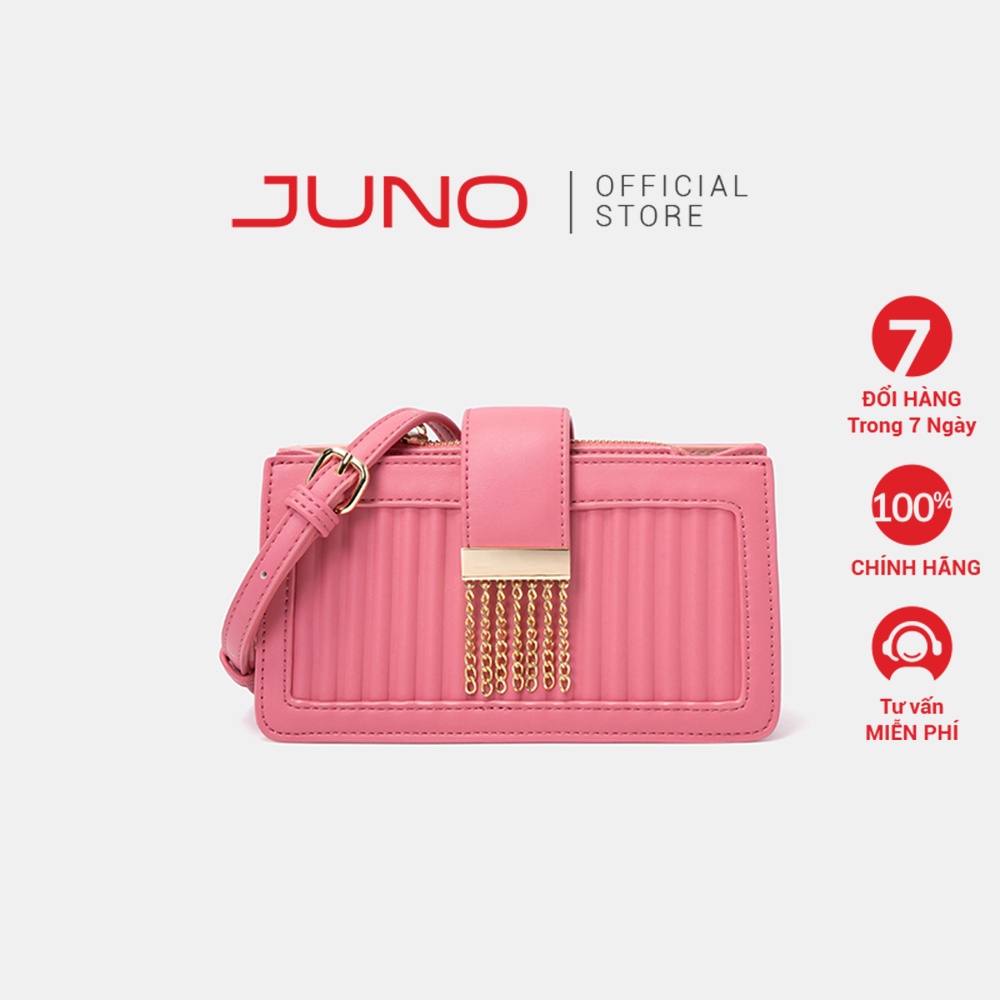 Túi Xách Nhỏ JUNO Buckle Flap Trang Trí Khóa Dingle - Dangle TXN589