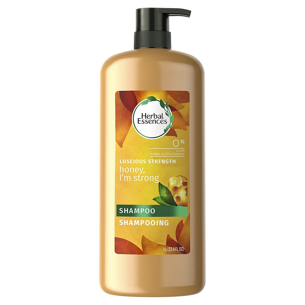 Dầu Gội Giúp Tóc Khỏe Herbal Essences Honey I'm Strong Strengthening Shampoo 1L (Mỹ)
