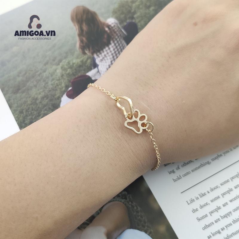 ✨✨Lắc Chân Hình Chân Cún Thiết Kế Đơn Giản Cho Nữ