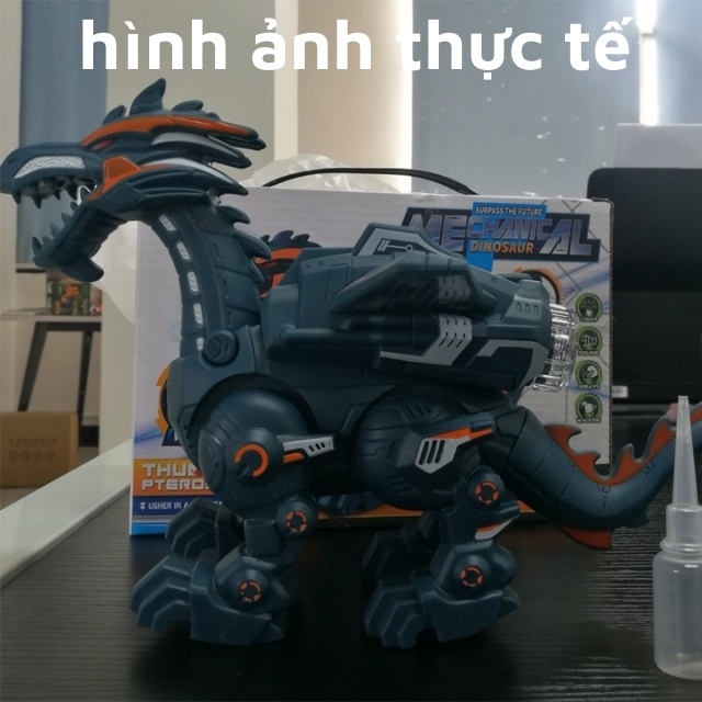[HCM]phun khủng long robot đồ chơi lửa cỡ lớn cho bé,đi bộ với âm nhạc-Ánh Sáng Siêu Đẹp-MY-KL