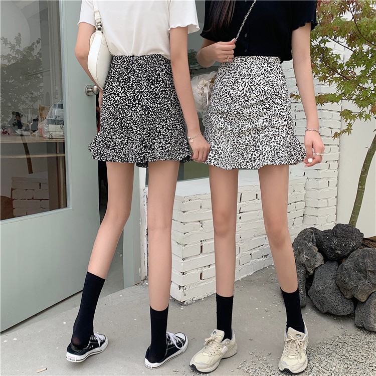Chân Váy Nữ Lưng Cao Dáng Chữ A Họa Tiết Da Báo Thời Trang | BigBuy360 - bigbuy360.vn