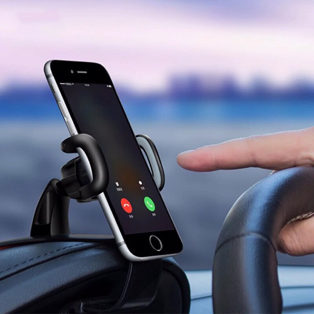Giá đỡ điện thoại trên ô tô - Loại gắn taplo xoay 360° , chống trượt , giá kẹp taplo