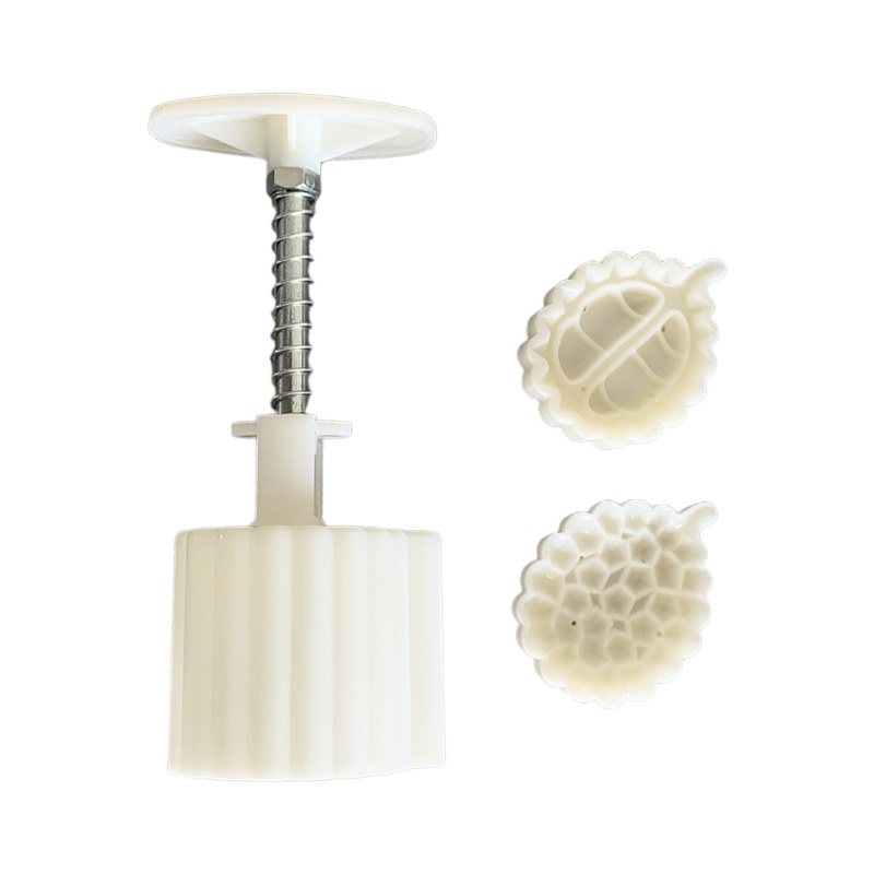 Khuôn nhấn cắt bột làm bánh trung thu bánh quy bánh đậu xanh có con dấu sầu riêng 3D DIY