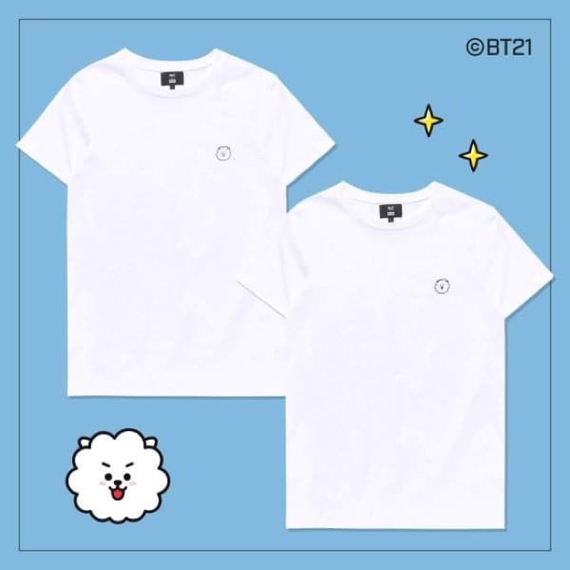 Áo thun BT21 trắng sale