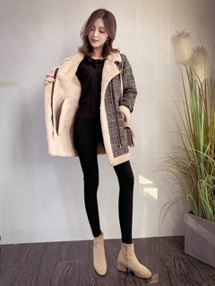 Áo dạ lót bông siêu ấm