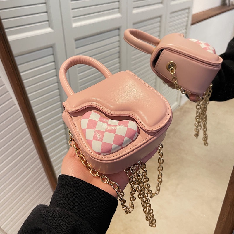 Túi Xách Mini Phối Dây Xích Thời Trang Mùa Hè Cho Nữ Dễ Phối Đồ Với 5 Kiểu Lựa Chọn