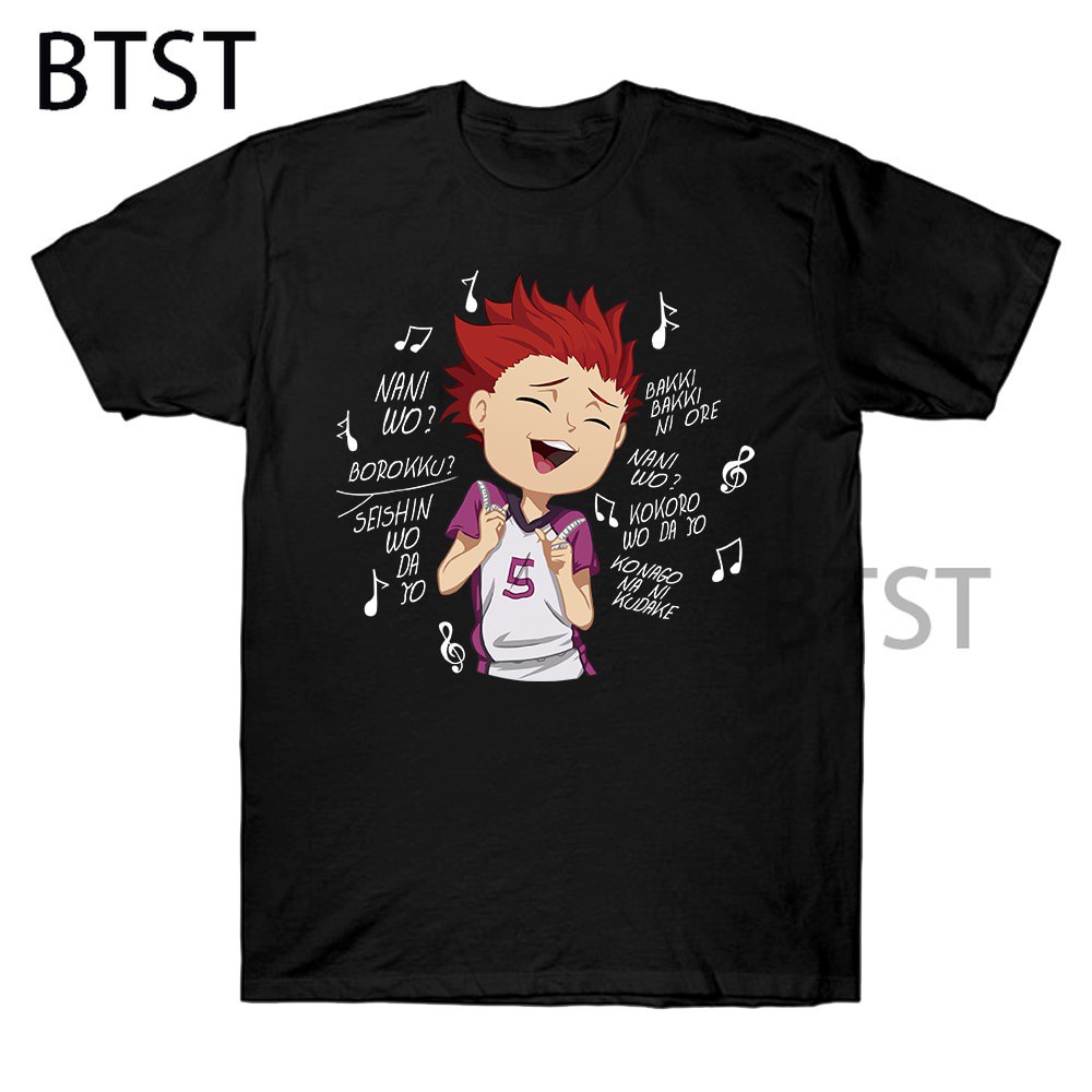 (SALE HOT) Áo thun in hình Haikyuu Satori Tendou Anime Manga độc đẹp