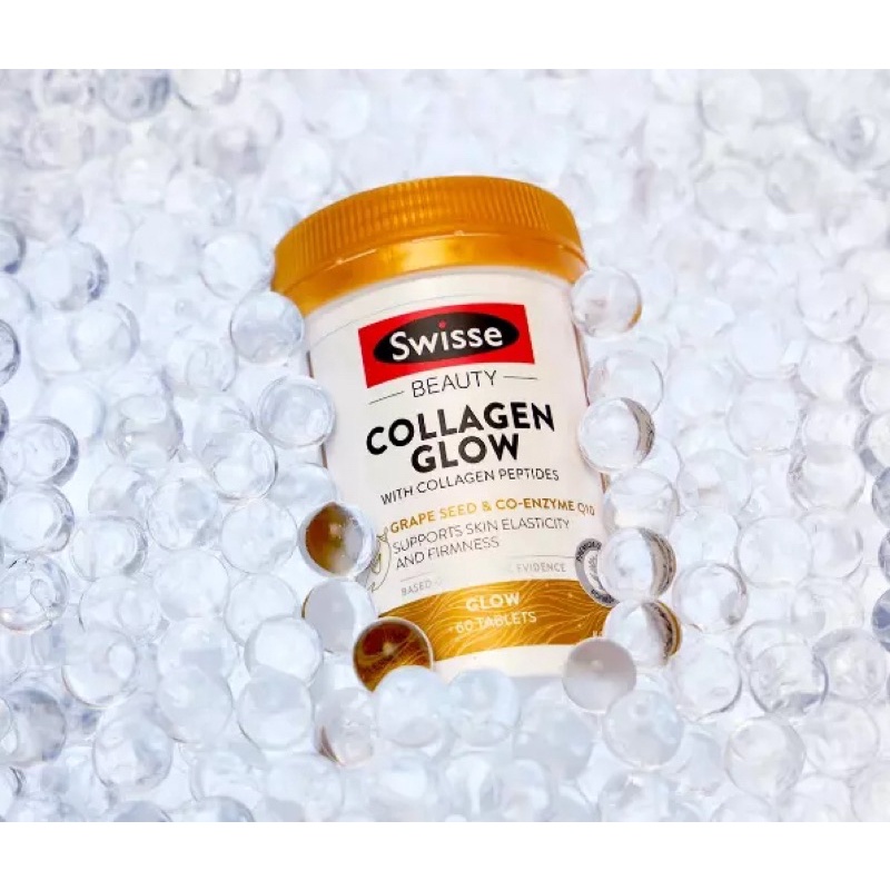 [Mã 254FMCGSALE giảm 8% đơn 500K] Swisse Collagen Glow Dạng Viên Uống 60V/120V