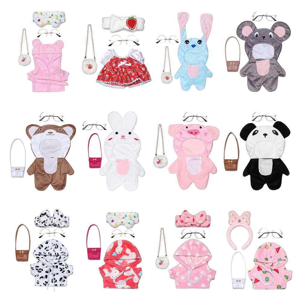 NIUYOU 1 Bộ Quần Áo Đồ Chơi Búp Bê Nhồi Bông DIY