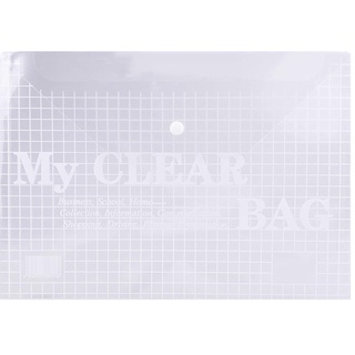 10 túi đựng tài liệu, hồ sơ Clear Bag, loại to và dày dùng khổ 36x26cm