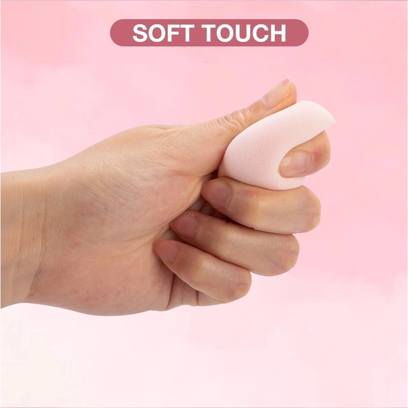 [Hàng mới về] Mút tán kem nền bằng latex họa tiết đá cẩm thạch / gradient màu sắc ngẫu nhiên chất lượng cao