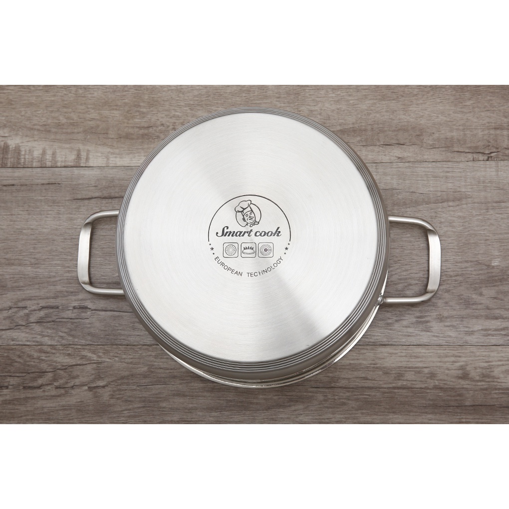 Bộ nồi inox Smartcook SM2101MN size 16, 20 , 24, chảo 24cm