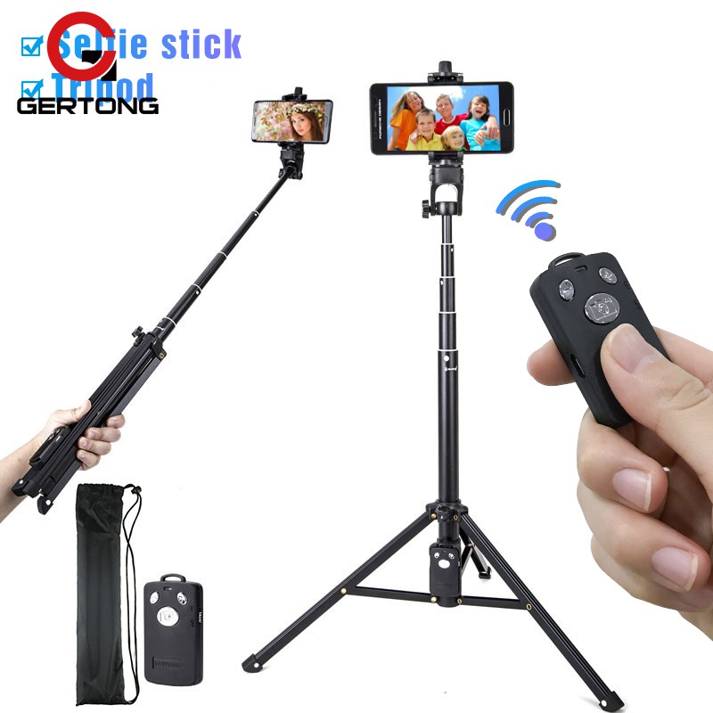 Gậy tự sướng Bluetooth 3 trong 1 điều khiển từ xa