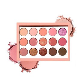 Bảng 15 Màu Mắt Sành Điệu Macqueen 1001 Tone-On-Tone Shadow Palette Coral Edition