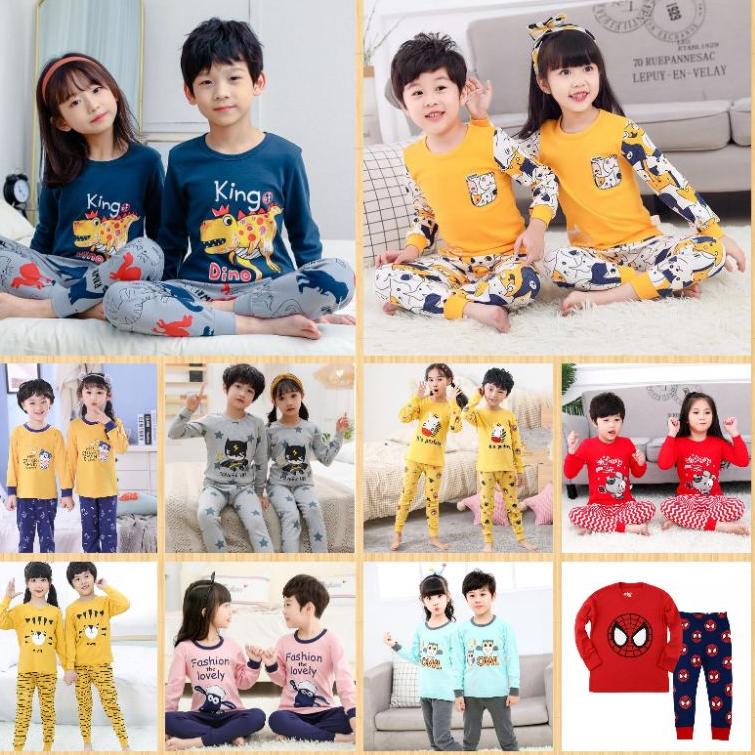 Bộ đồ ngủ dài tay Lgp89 cho bé 1-9 tuổi °•. ̧ ̧.•°`