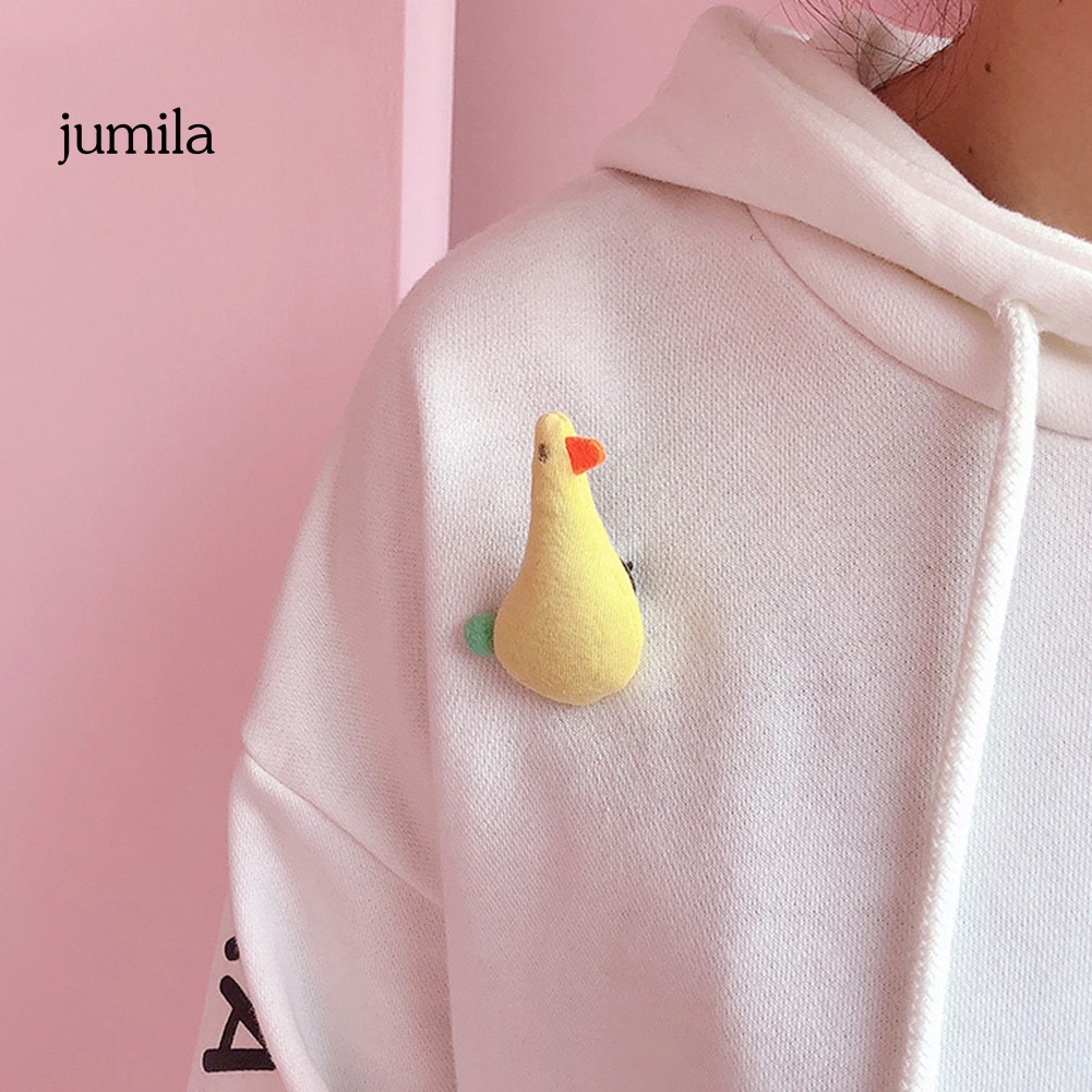 JULA Cartoon Mini Patrick Pikachu Duck Plush Doll Brooch Pin Shirt Bag Badge Decor
