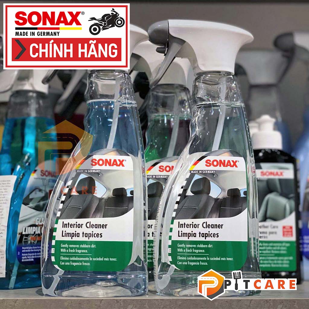 Dung Dịch Vệ Sinh Nội Thất Xe Sonax Interior Cleaner 321200 500ml Siêu Sạch Nhanh Chóng Hương Thơm Dễ Chịu