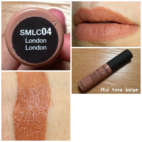 Son kem chính hãng NYX Soft Matte Lip Cream London SMLC04