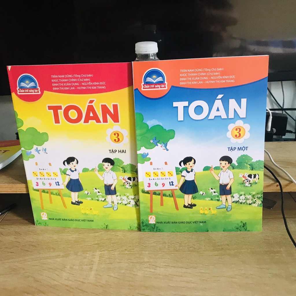 COMBO Bìa bao,toán t1+t2,vbt lớp 3 chân trời sáng tạo, tặng kèm bìa bao kính đẹp [Nhà sách - VPP Huy Hoàng]
