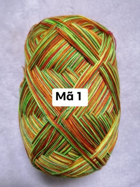 Sợi cotton Nhật màu loang