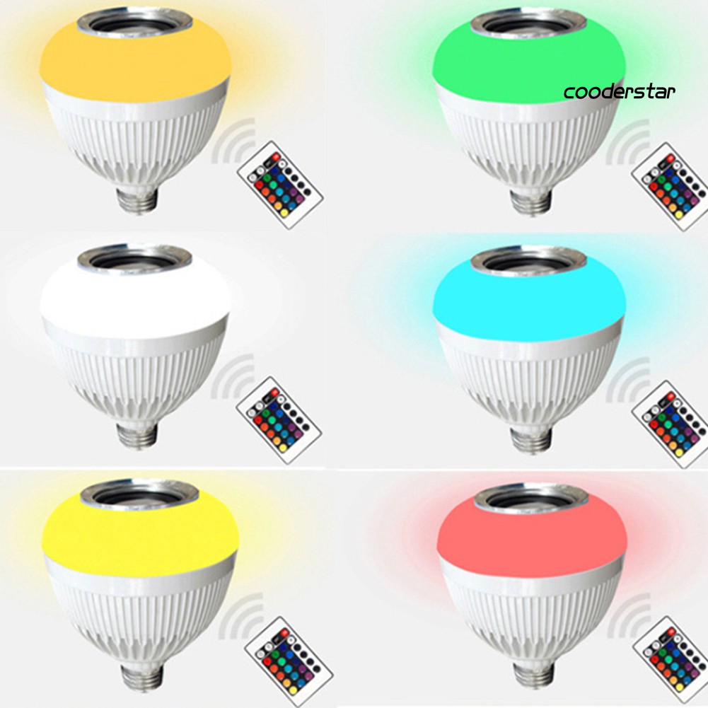 Bóng Đèn Led E27 Bluetooth 4.0 Không Dây Điều Khiển Từ Xa