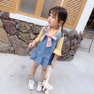 Váy denim bé gái siêu hot BT008