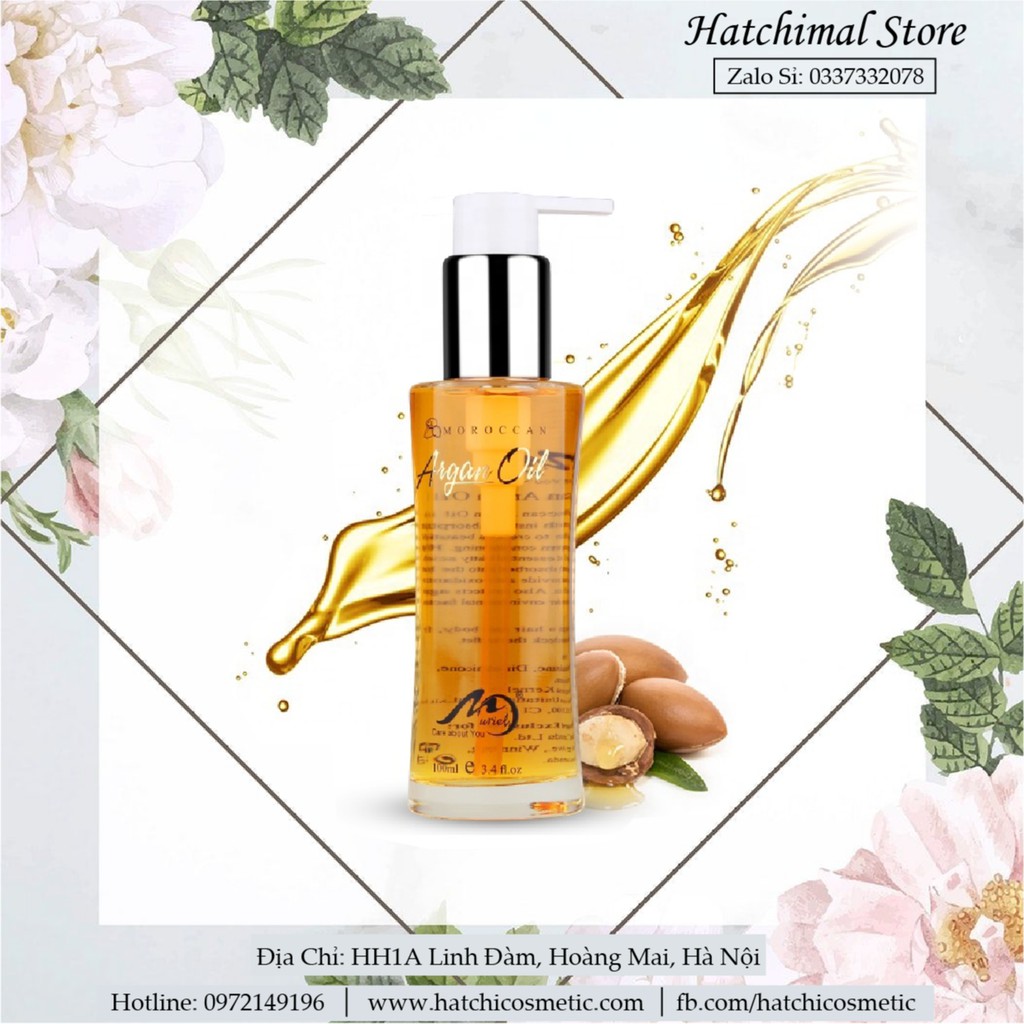 Tinh Dầu Moroccan Muriel Argan Oil Chăm Sóc Tóc Tự Nhiên 100ML