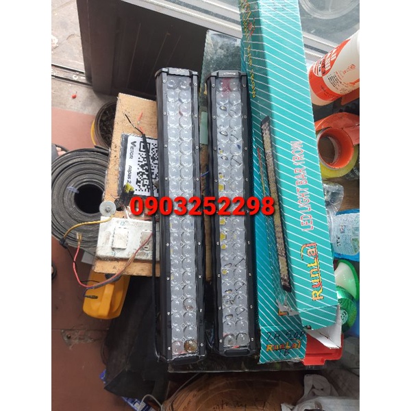 Đèn led trợ sáng, tăng sáng hai hàng dài 50cm vàng hoặc trắng chất lượng cao