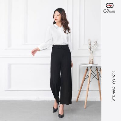 Áo tay dài G9moza 9882 với chất liệu cát hàn mềm mại tạo nên phong cách Công sở, dạo phố Trẻ trung, thanh lịch