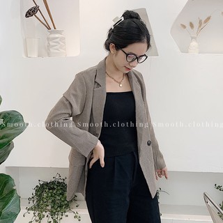 áo blazer kẻ nhỏ