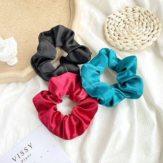 Cột tóc scrunchies lụa satin cao cấp Hana