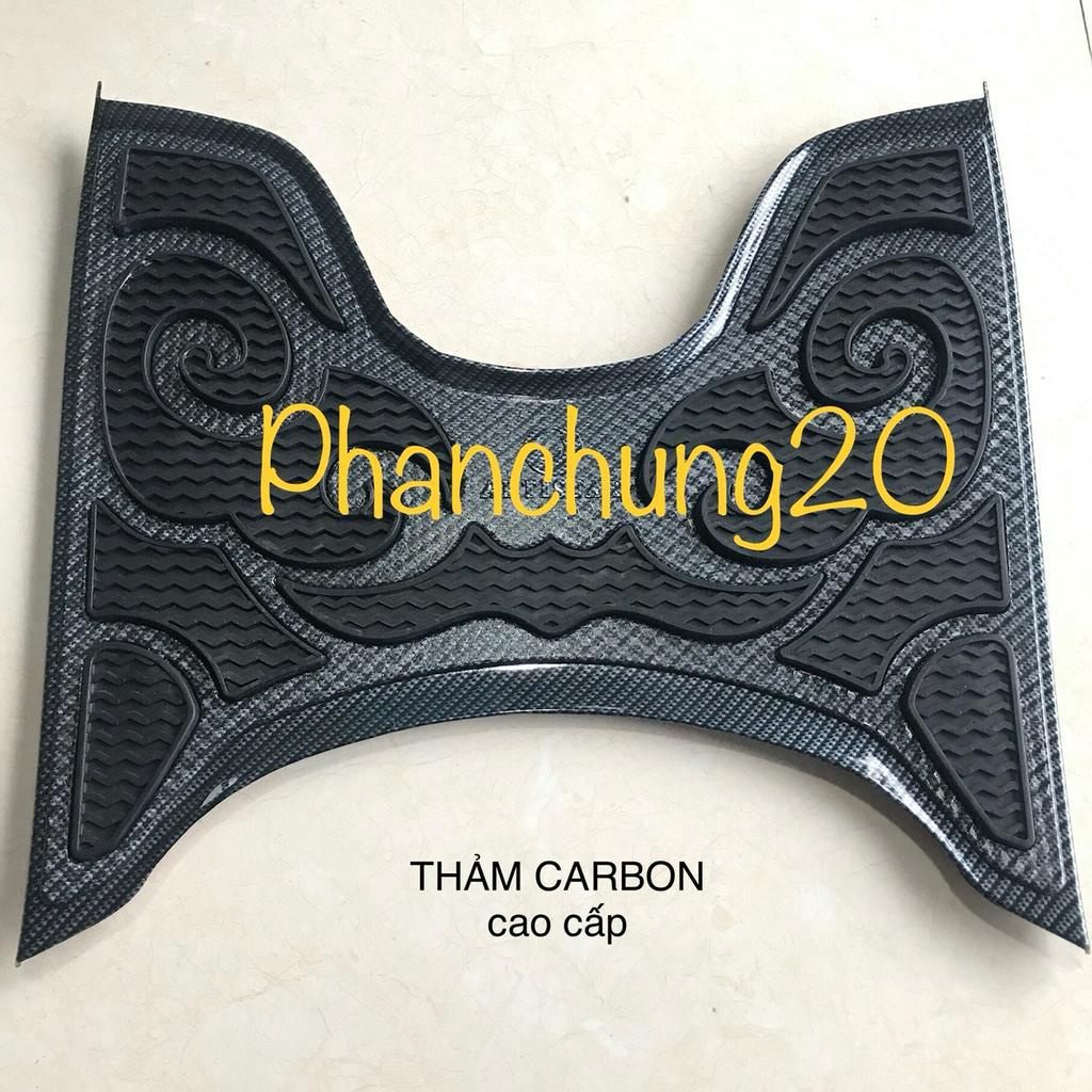 THẢM ĐỂ CHÂN  DÙNG CHO ĐỜI XE SHMODE 2020 2021 2022 2023 2024 CACBON / SU / CROM