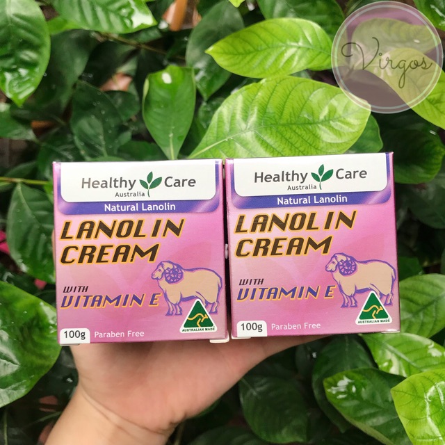 Kem nhau thai cừu Healthy Care Lanolin Cream vitamin E