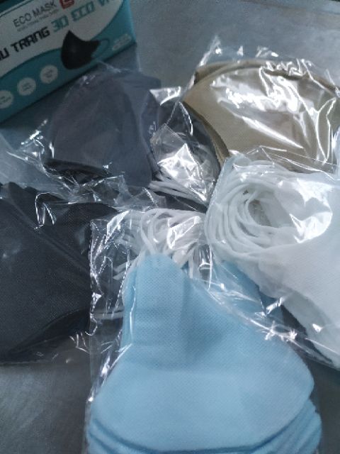 [HÀNG CÓ SẴN] 1 hộp 50 cái Khẩu trang 3D ECO VK1 | BigBuy360 - bigbuy360.vn