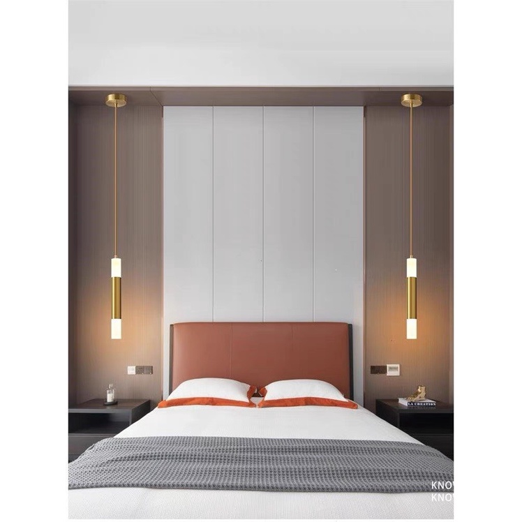 Đèn thả - Đèn thả trần ống bơ - ống trụ XI ĐỒNG decor phòng ngủ, phòng khách, ... mã TK D702 - D703