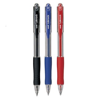 Bút bi bấm uni-ball lacknock sn-100 0.7mm màu xanh