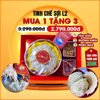 100g yến tinh chế nguyên chất sợi loại 2 - yến sào tinh chế cao cấp, yến sào nha trang inest