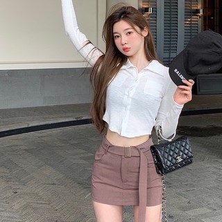 (SẴN VÁY XÁM S) SET BỘ TRANG PHỤC NỮ ULZZANG