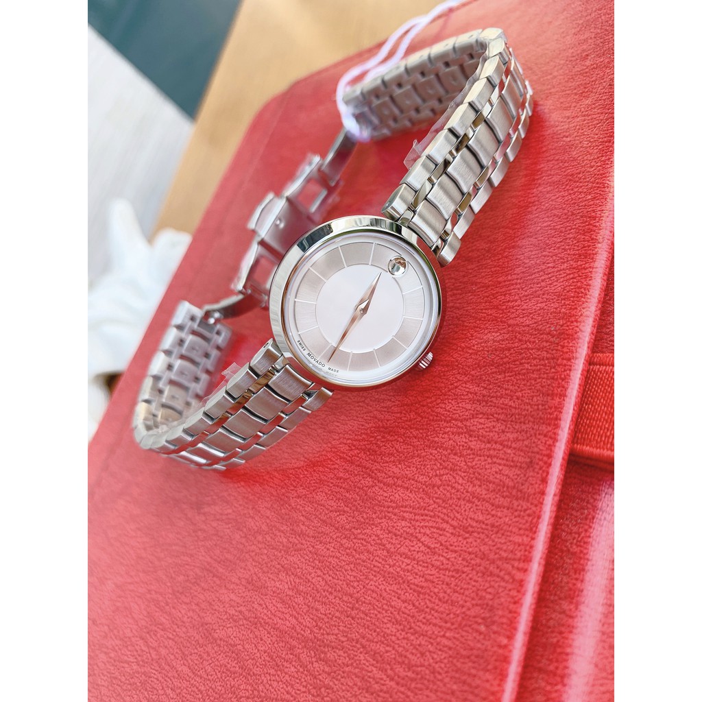 Đồng Hồ Nữ Movado 1881 Silver Dial Stainless Steel 0607098