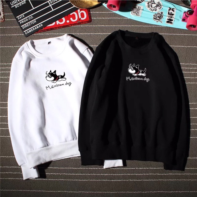 (Mua 1 tặng 1 phần quà) Áo quảng châu nam & nữ ,unisex,ulzzang,có ngoại cỡ ,BIGsize ,nỉ bông cao cấp,sweater mexican dog | BigBuy360 - bigbuy360.vn